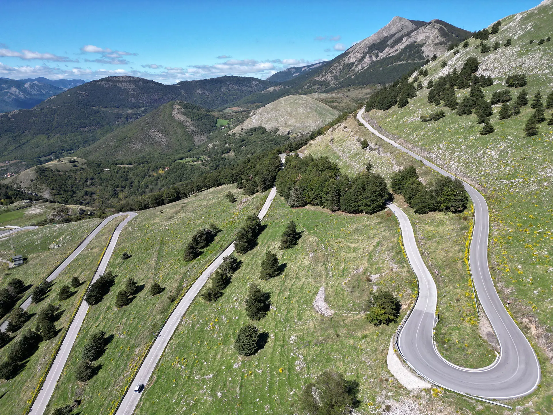 Marsicovetere: tornanti -Basilicata